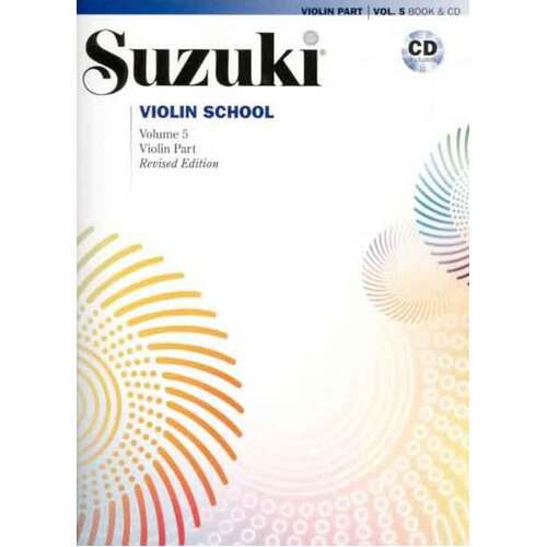 Suzuki Violin School Book 5 Book/CD Violin Part New Ed (Softcover Book/CD)
