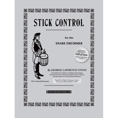 Stick Control for the Snare Drummer by George Lawrence Stone, 48 Pages, Alfred Music