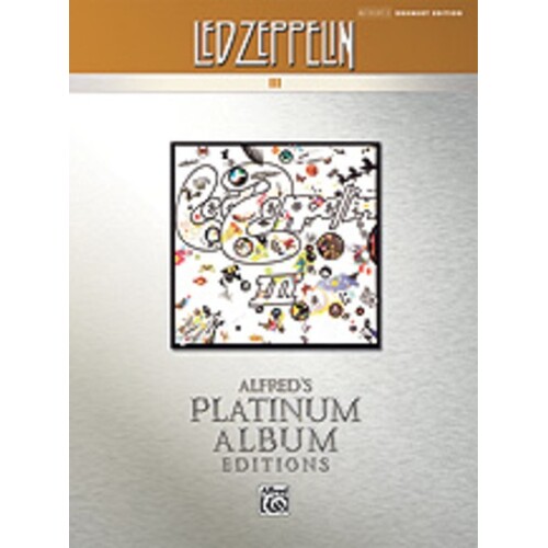 Led Zeppelin Iii Platinum Drums Book