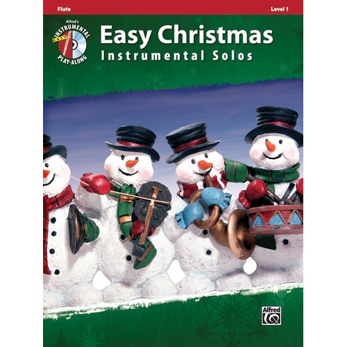 Easy Christmas Instrumental Solos Level 1 for Flute with Play-Along Recording