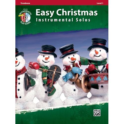 Easy Christmas Instrumental Solos Level 1 for Trombone with Play-Along Recording