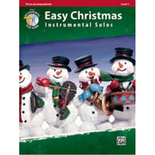 Easy Christmas Instrumental Solos Piano Acc Book/CD Book