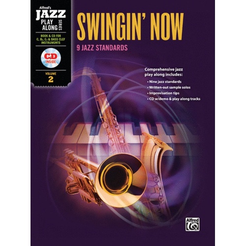 Alfred Jazz Playalong Book 2 Swingin Now Book/CD