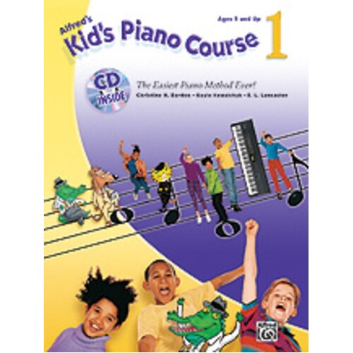 Kids Piano Course Book 1 Book/CD Book