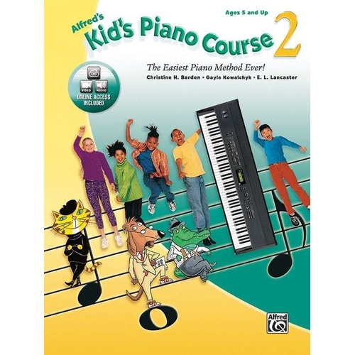 Alfred's Kid's Piano Course 2 Book with Online Materials