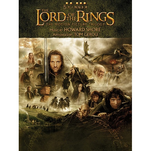 Lord Of The Rings Trilogy 5 Finger