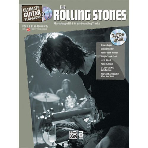 Ultimate Guitar Play Along Rolling Book 2CD Guitar TAB Book