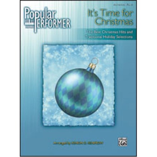 Popular Performer Its Time For Christmas Adv Book