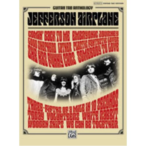 Jefferson Airplane Guitar TAB Anthology Book