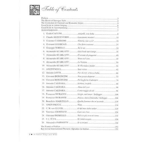 26 Italian Songs and Arias - Medium High Voice Book with CD