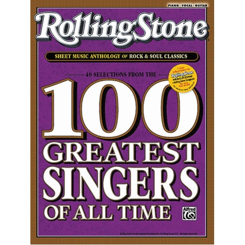 Rolling Stone Selections 100 Greatest Singers
