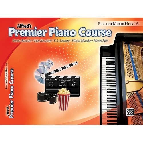 Premier Piano Course Pop and Movie Hits 1A - 24 Pages, Arranged for Piano, Includes Optional Duet Parts, Published by Alfred Music