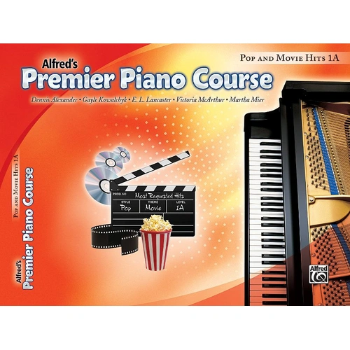 Premier Piano Course Pop and Movie Hits 1A - Piano Sheet Music, 24 Pages, Arranged by Various Composers, Alfred Music