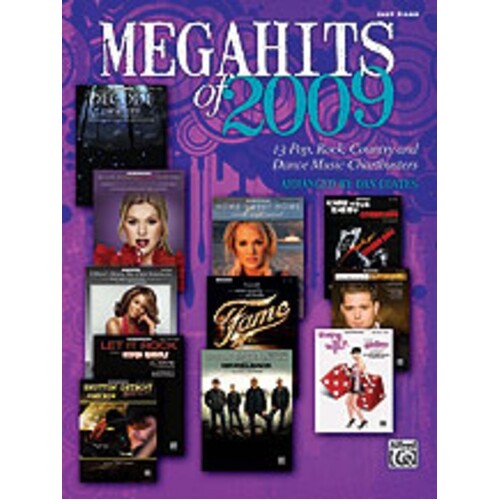 Megahits Of 2009 Easy Piano Arr Coates Book