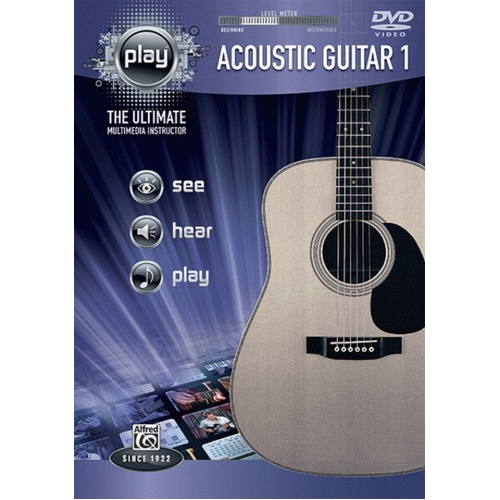 Alfreds Play Acoustic Guitar 1 DVD