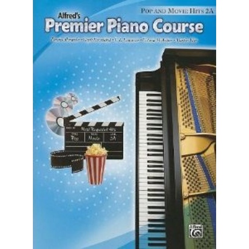 Premier Piano Course Pop and Movie Hits 2A - 12 Arrangements for Piano