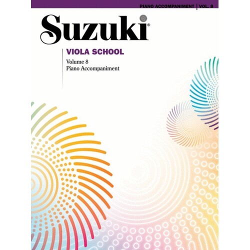 Suzuki Viola School Vol 8 Piano Accomp (Softcover Book)