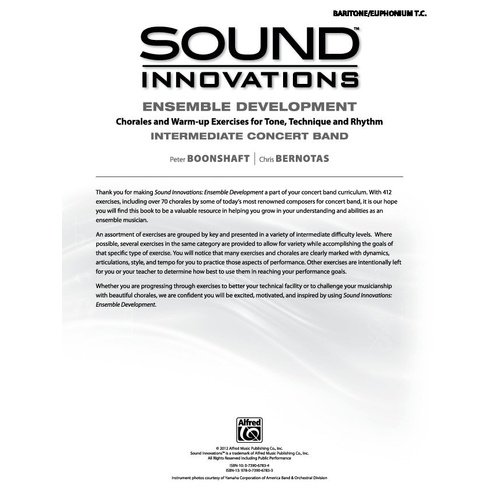 Sound Innovations Ensemble Development Baritone TC