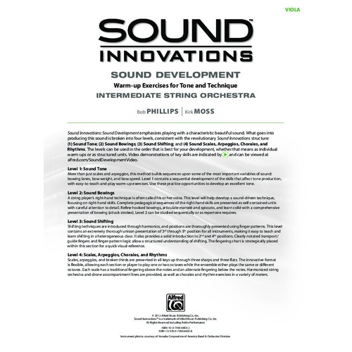 Sound Innovations Sound Development Viola US Version