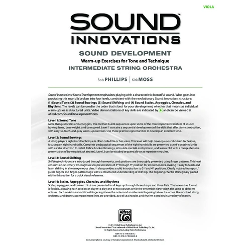Sound Innovations Sound Development Viola US Version