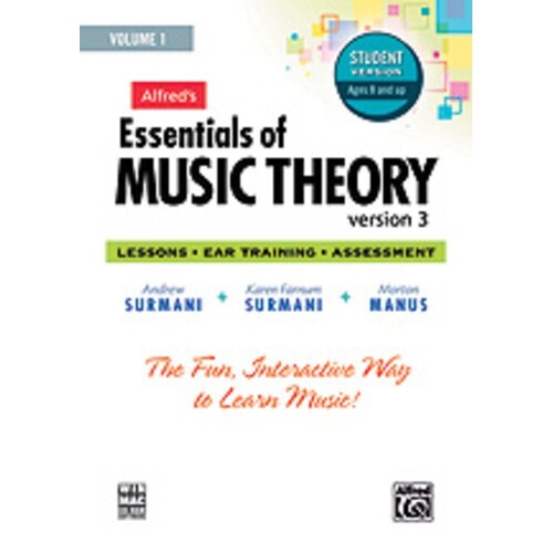 Essentials Of Music Theory CDr Student Book 1 Ver3 Book
