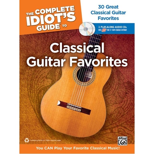 Complete Idiot's Guide to Classical Guitar Favorites by Thomas Kikta with Enhanced CDs and Standard Notation/TAB, 176 Pages