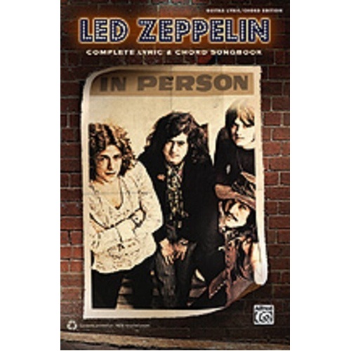 Led Zeppelin Complete Lyric & Chord Songbook for Guitar