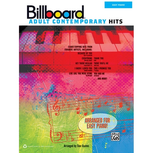Billboard Adult Contemporary Hits Arr Coates