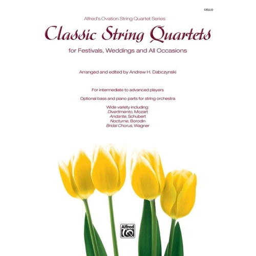 Classic String Quartets for Cello - Alfred's Ovation String Quartet Series