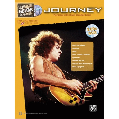 Journey Ultimate Guitar Play Along Book/2CD Book