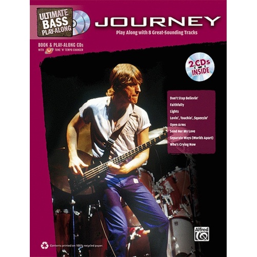 Journey Ultimate Bass Play Along Book/2CD Book