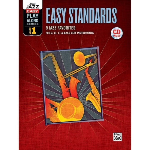 Alfred Jazz Easy Play Along Vol 1 C Bb Eb Bc Ins