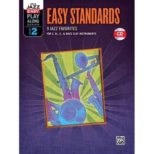 Alfred Jazz Easy Play Along Vol 2 C Bb Eb Bc Ins