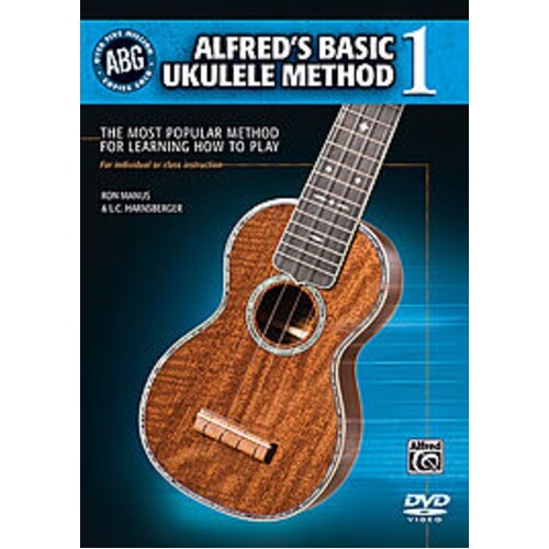 Alfreds Basic Ukulele Method 1 DVD Book