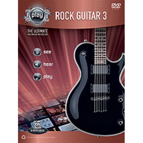 Alfreds Play Rock Guitar 3 Book/DVD Book
