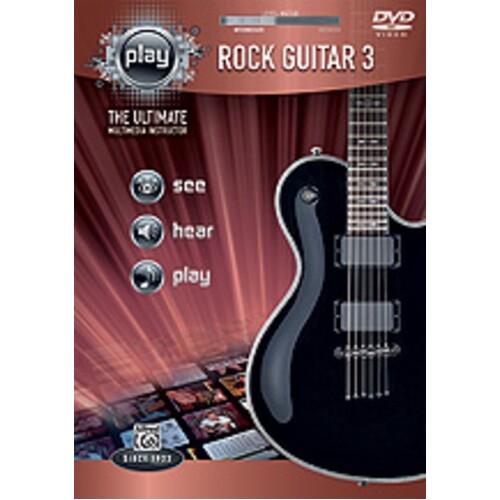 Alfreds Play Rock Guitar 3 DVD Book