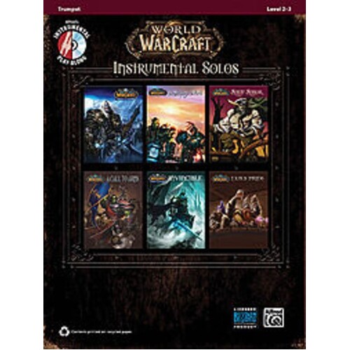 World Of Warcraft Inst Solos Trumpet Book/CD Book