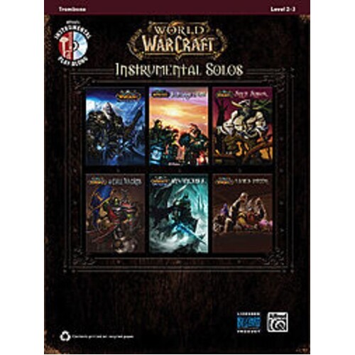 World Of Warcraft Inst Solos Trombone Book/CD Book
