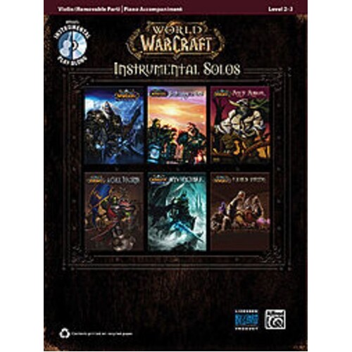 World Of Warcraft Inst Solos Violin Book/CD Book