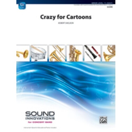 Crazy For Cartoons Concert Band 1.5 Score/Parts