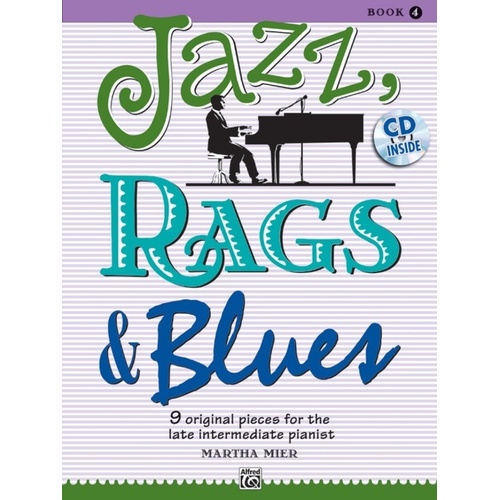 Jazz Rags & Blues Book 4 Book/CD