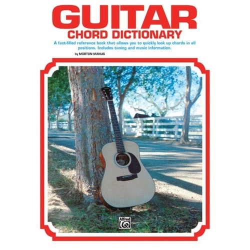 Guitar Chord Dictionary by Morton Manus - Reference Book for Quick Chord Lookup