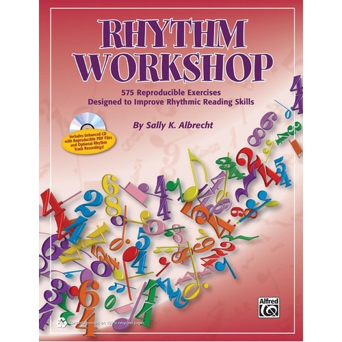 Rhythm Workshop 575 Reproducible Exercises Book with PDF and Online Audio