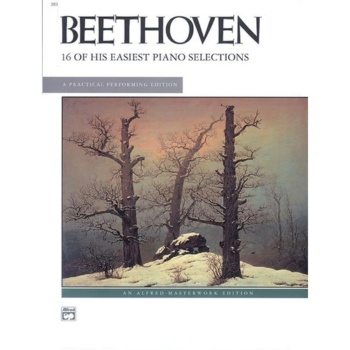 Beethoven - 16 Easiest Selections for Piano, Alfred Masterwork Edition, 32 Pages