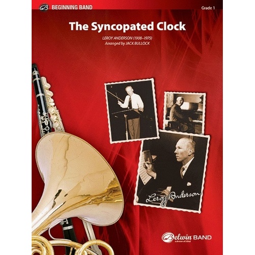 Syncopated Clock CB1 SC/PTS - Leroy Anderson, Arr. Jack Bullock, Alfred Music, Band Score, 132 Pages, Pop Beginning Band