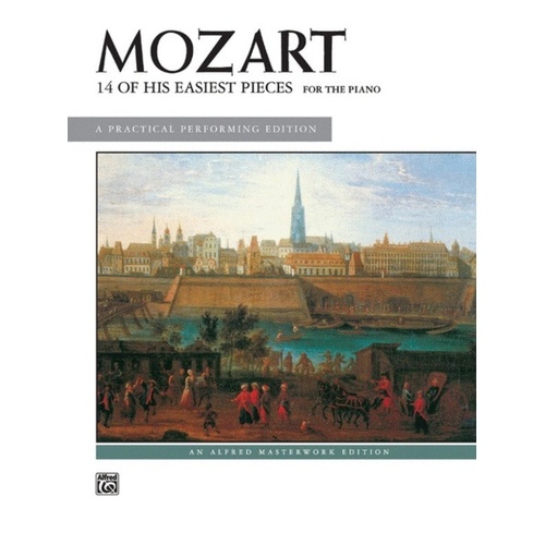 Mozart: 14 Easy Piano Pieces - Alfred Masterwork Edition