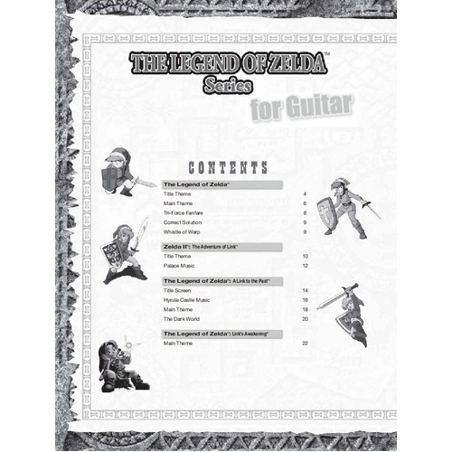 The Legend of Zelda Guitar Collection: 33 Songs for Solo Performance with Notation & TAB