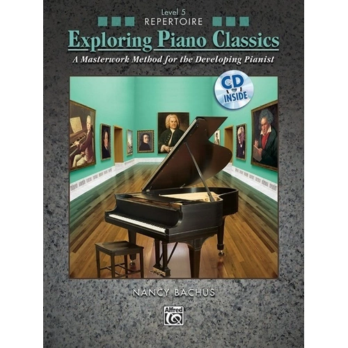 Exploring Piano Classics Repertoire Level 5 Book/CD