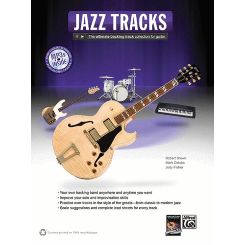 Jazz Tracks For Guitar Book/CD Book