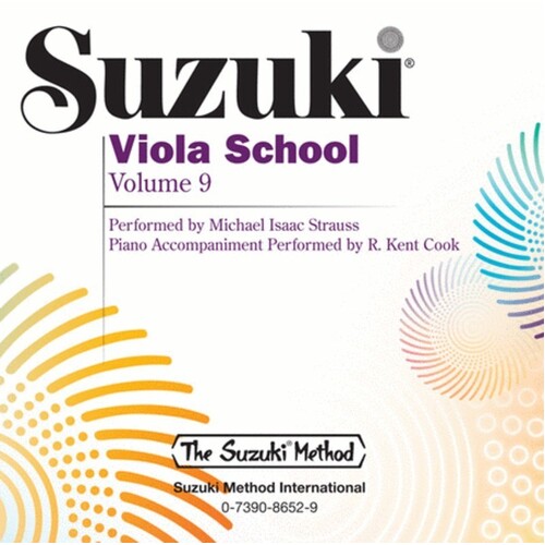 Suzuki Viola School Vol 9 CD Strauss (CD Only) Book